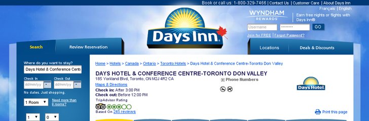 Days Hotel & Conference Centre-Toronto Don Valley