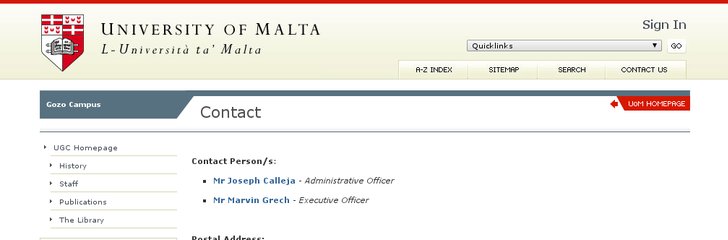 University of Malta Gozo Centre