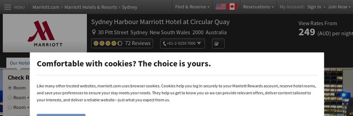 Sydney Harbour Marriott Hotel at Circular Quay