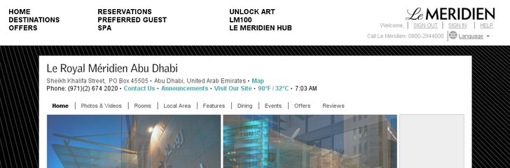 Le Royal Meridien Abu Dhabi