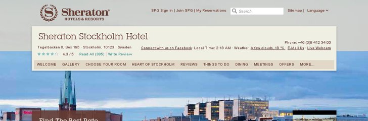 Sheraton Stockholm Hotel