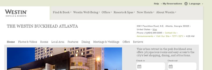 Westin Buckhead Atlanta hotel