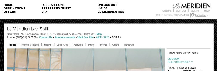 Le Meridien Lav