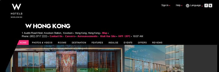 W Hotel Hong Kong
