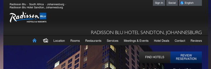 Radisson Blu Hotel Sandton