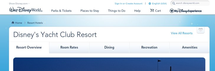 Disney Yacht and Beach Club Hotel