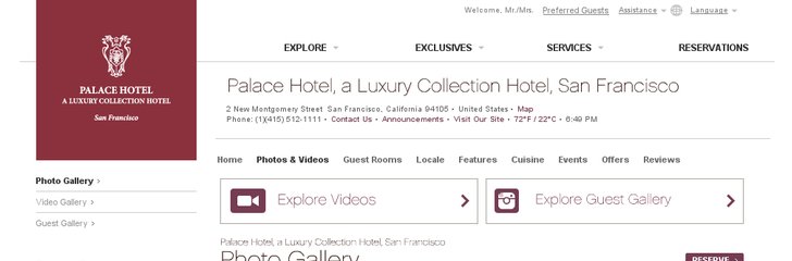 Palace Hotel San Francisco