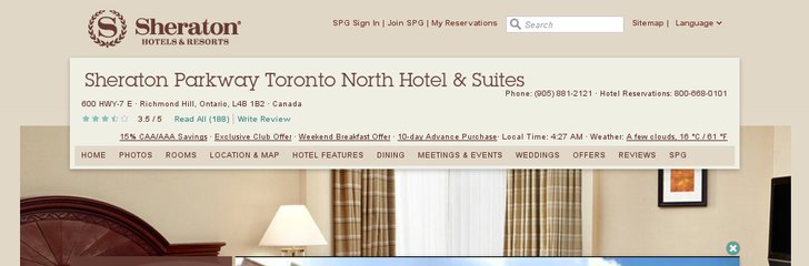 Sheraton Parkway Toronto North Hotel & Suites