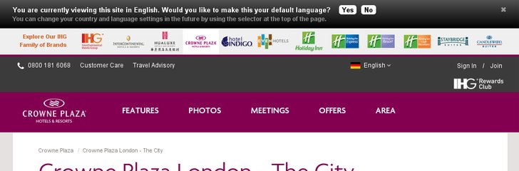 Crowne Plaza London - The City