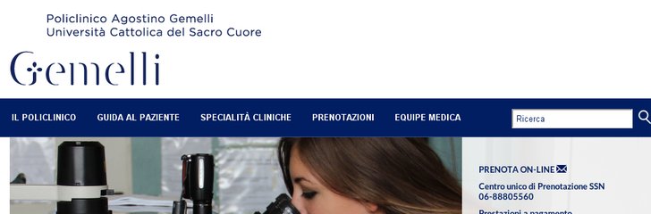 Policlinico Universitario A. Gemelli, Universita Cattolica Sacro Cuore