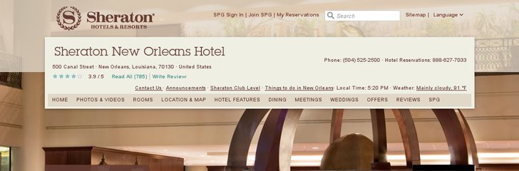 Sheraton New Orleans Hotel