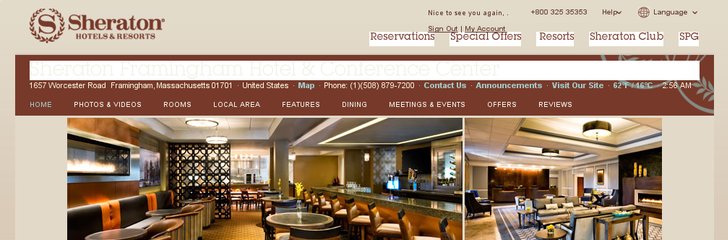 Sheraton Framingham Hotel