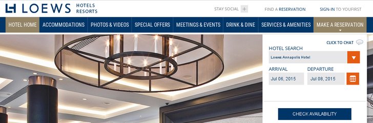 Loews Annapolis Hotel