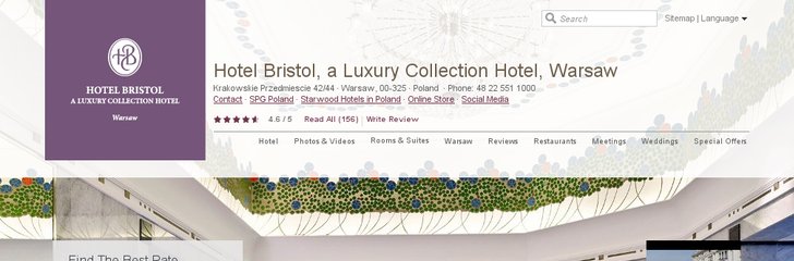 Hotel Bristol Warsaw