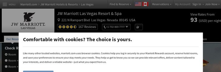 JW Marriott Las Vegas Resort & Spa