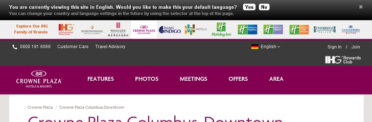 Crowne Plaza Hotel Columbus - Downtown