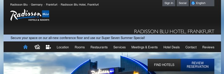 Radisson Blu Hotel Frankfurt