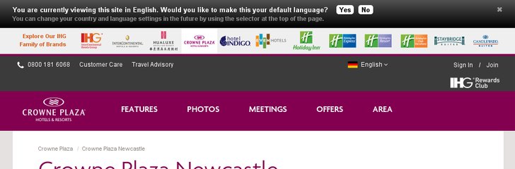 Crowne Plaza Newcastle