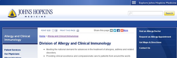 Johns Hopkins Asthma & Allergy Center