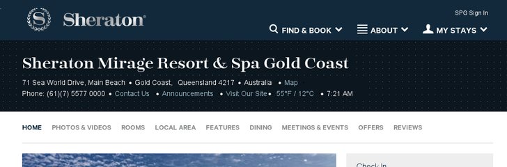 Sheraton Mirage Resort & Spa Gold Coast
