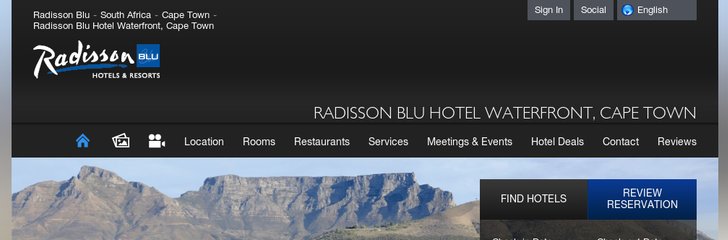 Radisson Blu Hotel Waterfront, Cape Town