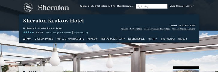 Sheraton krakow Hotel