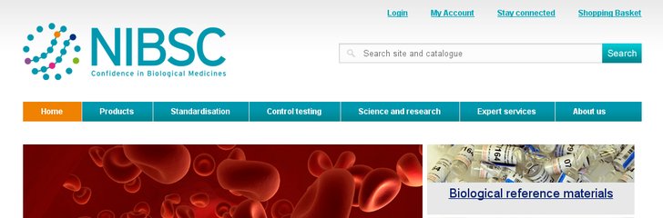 NIBSC -  National Institute for Biological Standards and Control -