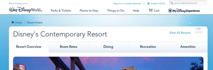Walt Disney Contemporary Resort
