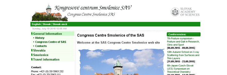 Congress Centre Smolenice of Slovak Academy of Sciences
