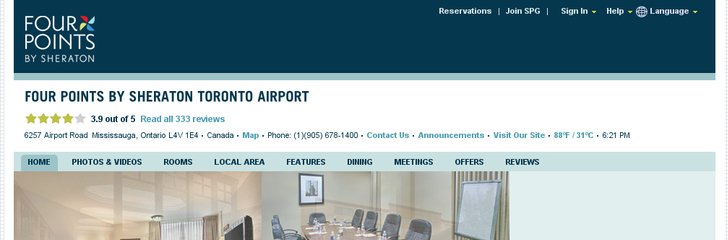 Four Points by Sheraton Toronto Airport