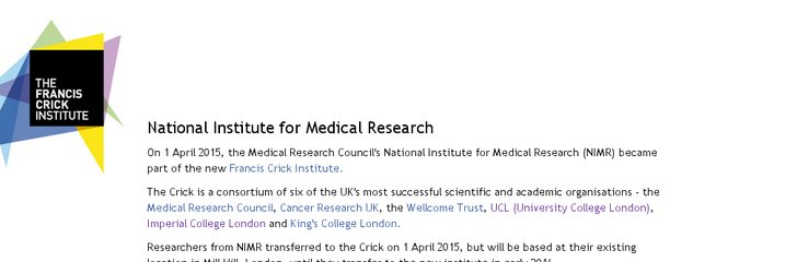 National Institute for Medical Research
