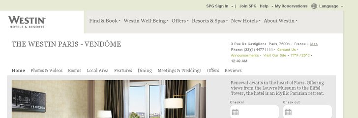 The Westin Paris – Vendome