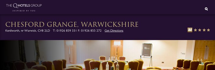 Chesford Grange - Warwickshire Hotel