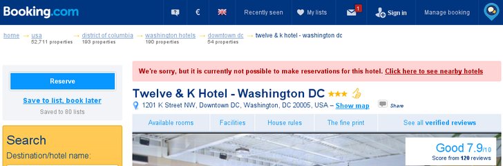 Twelve & K Hotel Washington DC
