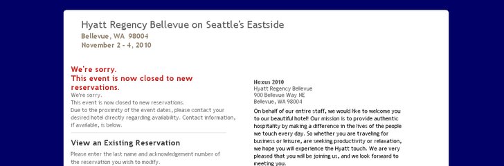 Hyatt Regency Bellevue