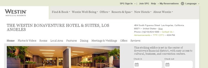 Westin Bonaventure Hotel and Suites