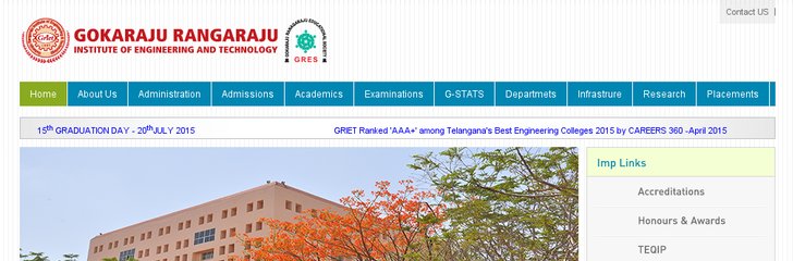Gokaraju Rangaraju Institute of Engineering and Technology  (GRIET)