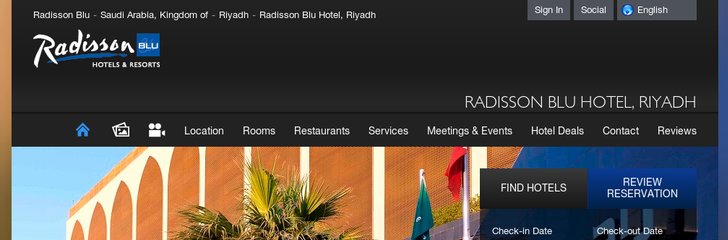 Radisson Blu Hotel Riyadh