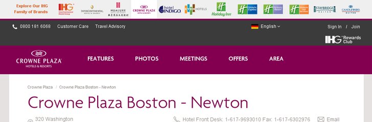 Crowne Plaza Boston - Newton