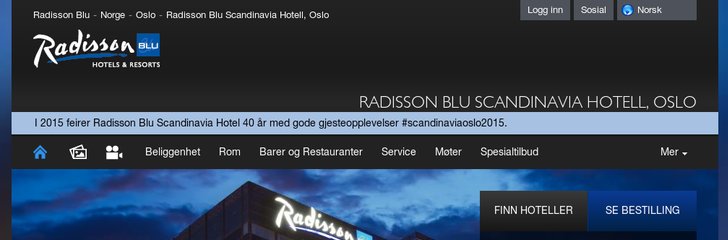 Radisson Blu Scandinavia Hotel Oslo