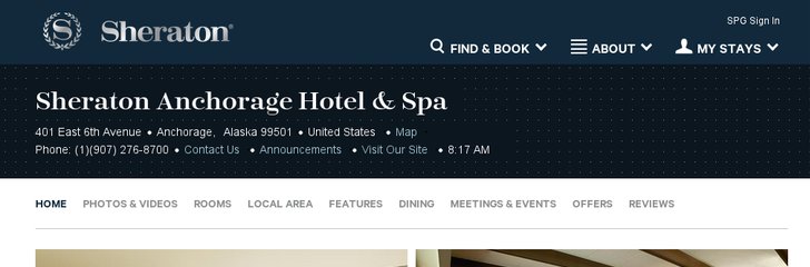 Sheraton Anchorage Hotel and Spa