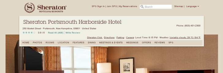 Sheraton Portsmouth Harborside Hotel