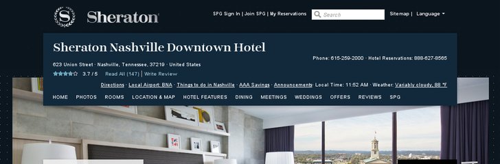 Sheraton Nashville Downtown Hotel
