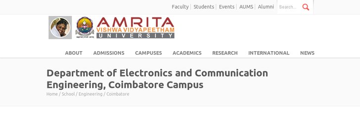 Amrita School of Engineering