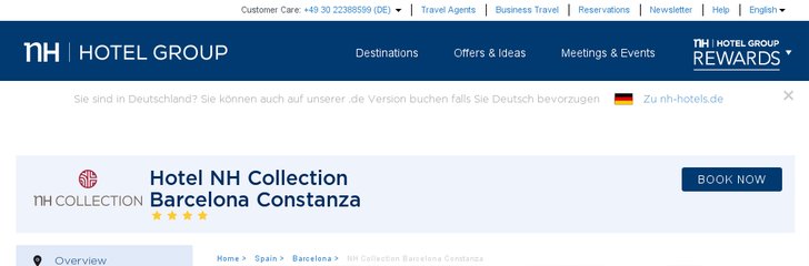 Hotel NH Collection Barcelona Constanza