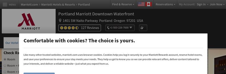 Marriott Portland Downtown  Waterfront