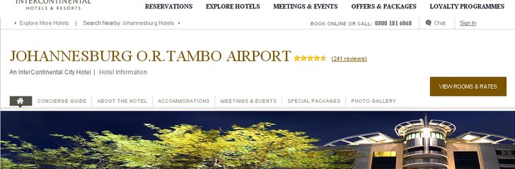 InterContinental Johannesburg O.R. Tambo Airport Hotel