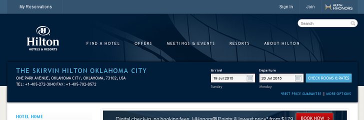 The Skirvin Hilton Oklahoma City