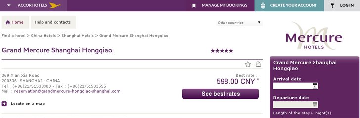 Grand Mercure Hongqiao Shanghai