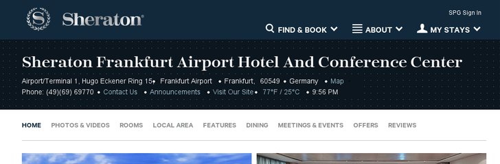 Sheraton Frankfurt Airport Hotel & Conference Center